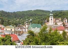 historic town Banska Stiavnica, central Slovakia historic town Banska Stiavnica, central Slovakia