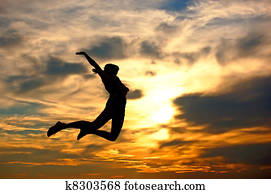 I love the world! Woman showing her happiness