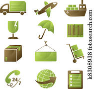 Shipping icons Shipping icons