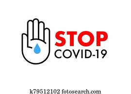 Stop Covid-19 banner Stop Covid-19 banner