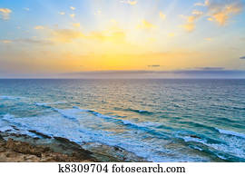 Sunrise over Atlantic ocean