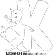 לצבוע, עמוד, קנגורו