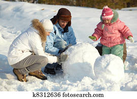 hacer muñeco de nieve