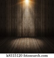 Ray light on wall Ray light on wall