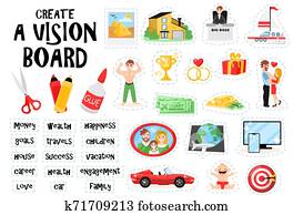 schaffen, vision, brett, satz schaffen, vision, brett, satz