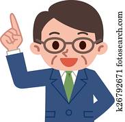 Senior businessman Senior businessman