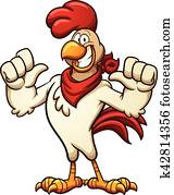 ציור היתולי, עוף