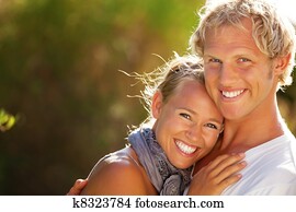 Happy young couple Happy young couple