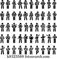 mann, tragen, alphabet, schwarz, text mann, tragen, alphabet, schwarz, text