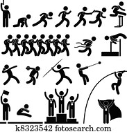 Sport Field and Track Game Athletic Sport Field and Track Game Athletic