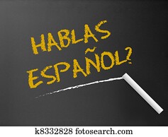 Chalkboard - Hablas Espanol Chalkboard - Hablas Espanol