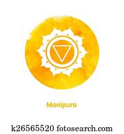 Manipura chakra. 