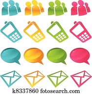 Sparkly Social Media Icons Sparkly Social Media Icons