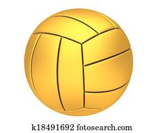 Gold volleyball Gold volleyball