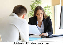 mau, retomar, em, um, entrevista trabalho