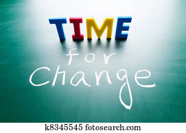 Time for change Time for change