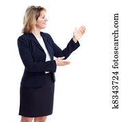 vedúci, záležitosť, woman.