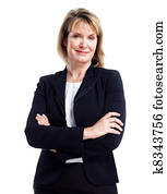 výkonný, povolání, woman.