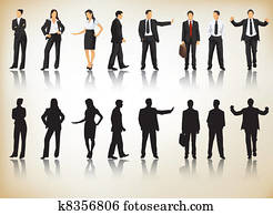 Business Silhouettes Business Silhouettes