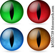 Colorful dragon eyes Colorful dragon eyes