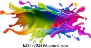 Paint splash design Paint splash design