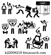 Riot Rebel Protesters Cliparts Riot Rebel Protesters Cliparts