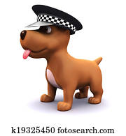 3d Officer puppy 3d Officer puppy