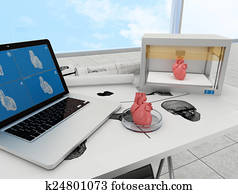 3d printed heart 3d printed heart