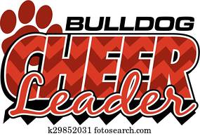 bulldog cheerleader bulldog cheerleader