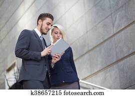 business people business people