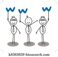 Internet Businessman Group Internet Businessman Group
