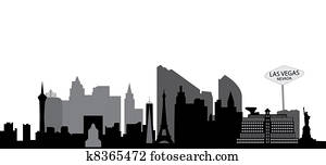 Las vegas skyline Las vegas skyline