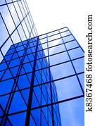 Office building windows