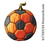 Soccer Ball Pumpkin Soccer Ball Pumpkin