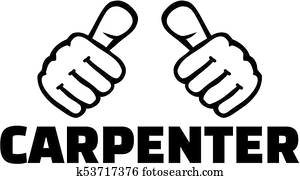 Carpenter with thumbs Carpenter with thumbs