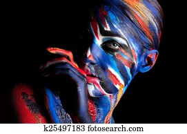 color creative body art makeup color creative body art makeup