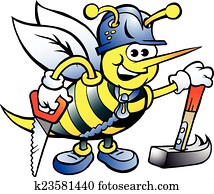Happy Working Carpenter Bee Happy Working Carpenter Bee