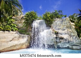Mountain waterfall in malaysia rainforest. Mountain waterfall in malaysia rainforest.