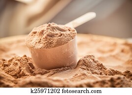 Whey protein scoop Whey protein scoop