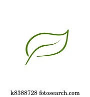 Leaf nature icon vector Leaf nature icon vector