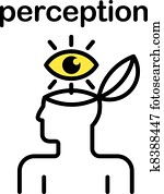 percepción, icono