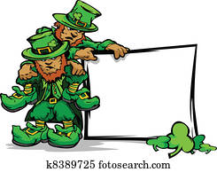 st., patricks, dia, leprechauns, holdin