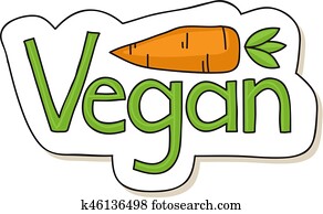 Vegan label Vegan label
