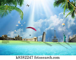 טייל, מסביב העולם