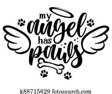 שלי, מלאך, בעלת, טלפים, -, העבר, צייר, חיובי, זכרון, phrase.