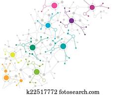 Abstract network design Abstract network design