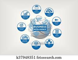Business Intelligence concept Business Intelligence concept