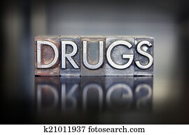 Drugs Letterpress Drugs Letterpress