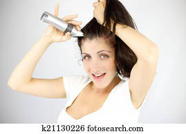 woman getting shaved Woman getting shaved