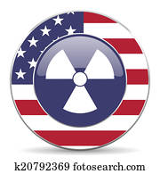 straling, amerikaans pictogram